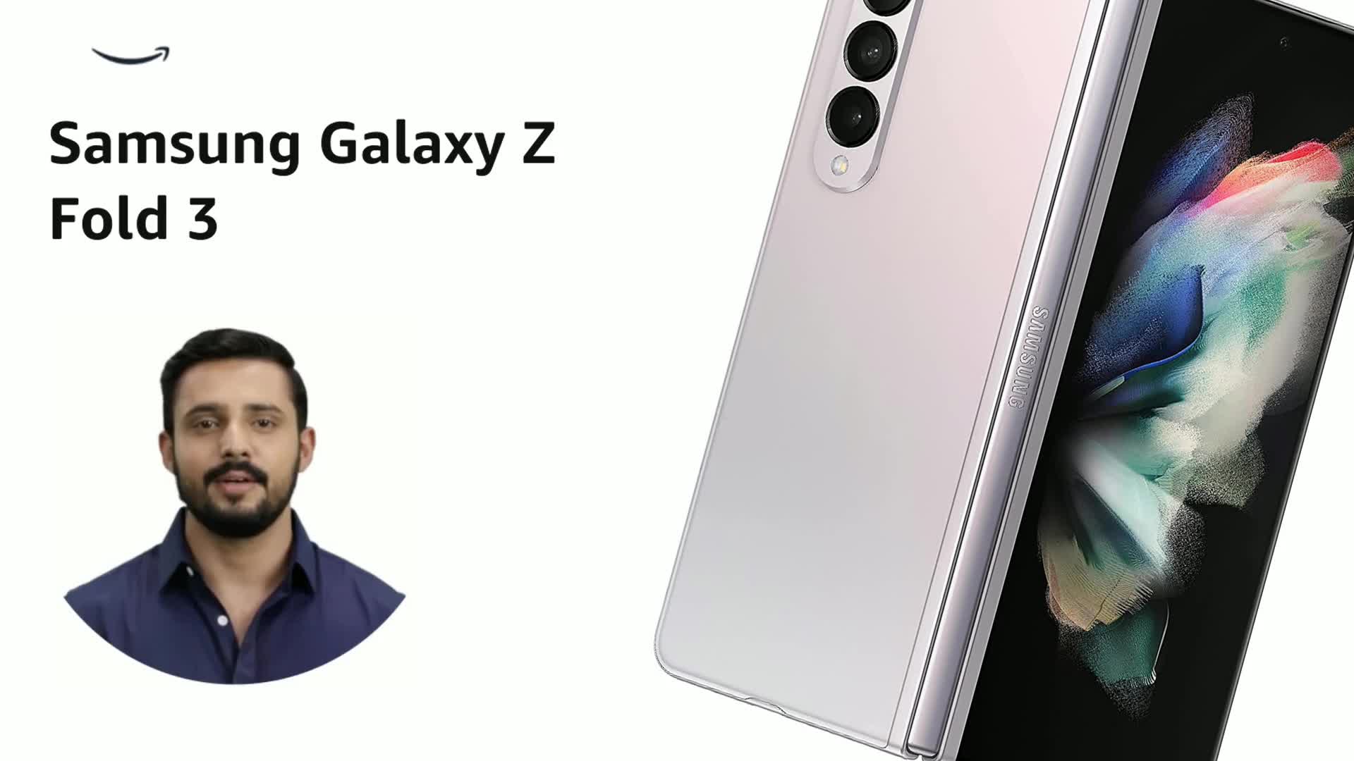 Refurbished) Samsung Galaxy Z Fold 3 with Snapdragon 888 (Phantom